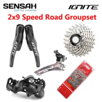 SENSAH IGNITE Road Bike Shifter 2x9 Speed Groupset Rear Derailleur Front Derailleur Cassette Chain Tiagra Sora Road Bicycle Part