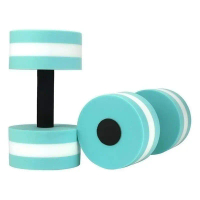 2 Pack Aerobics Foam Dumbbells, Water Exercise Dumbbells, Swimming Resistance Water Barbell, Swimmin