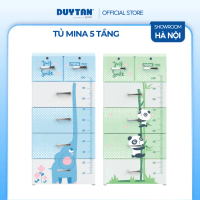 [ Live ] Duy Tân Tủ Mina 5 Tầng PP/ABS Thiết Kế Hiện Đại An Toàn Cho Trẻ Em Kích Thước 60x48x124cm/1