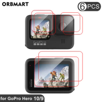 Tempered Glass Screen Protector for GoPro Hero 12 11 10 9 Black Lens Protection Glass Film for Go Pro Hero9 10 12 Accessories