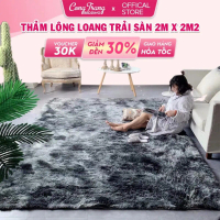 Thảm Lông Loang Đủ Kích Thước (1m8x2m - 2mx2m2) Trải Sàn Lông Dầy Hàng Đẹp 2025 (Mặt Sau Chống Trơn 