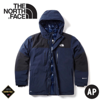 The North Face 男 GORE-TEX羽絨外套《海軍藍》46GH/防水外套/羽絨衣(悠遊山水)