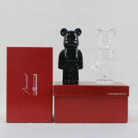 Bearbrick X Baccara 200% New Be@rbrick 14cm Crystal Building Block Bear Color Box Gift Box Packaging 8 Color Trend Toy Dolls