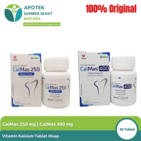 CalMas 250 mg | CalMas 400 mg – Vitamin Kalsium Tablet Hisap untuk Tulang & Gigi Sehat