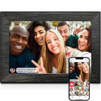 10.1 inch Screen LCD Backlight HD IPS 1280*800 Digital Photo Frame Electronic Picture Imitative Wood Digital Frame Full Function