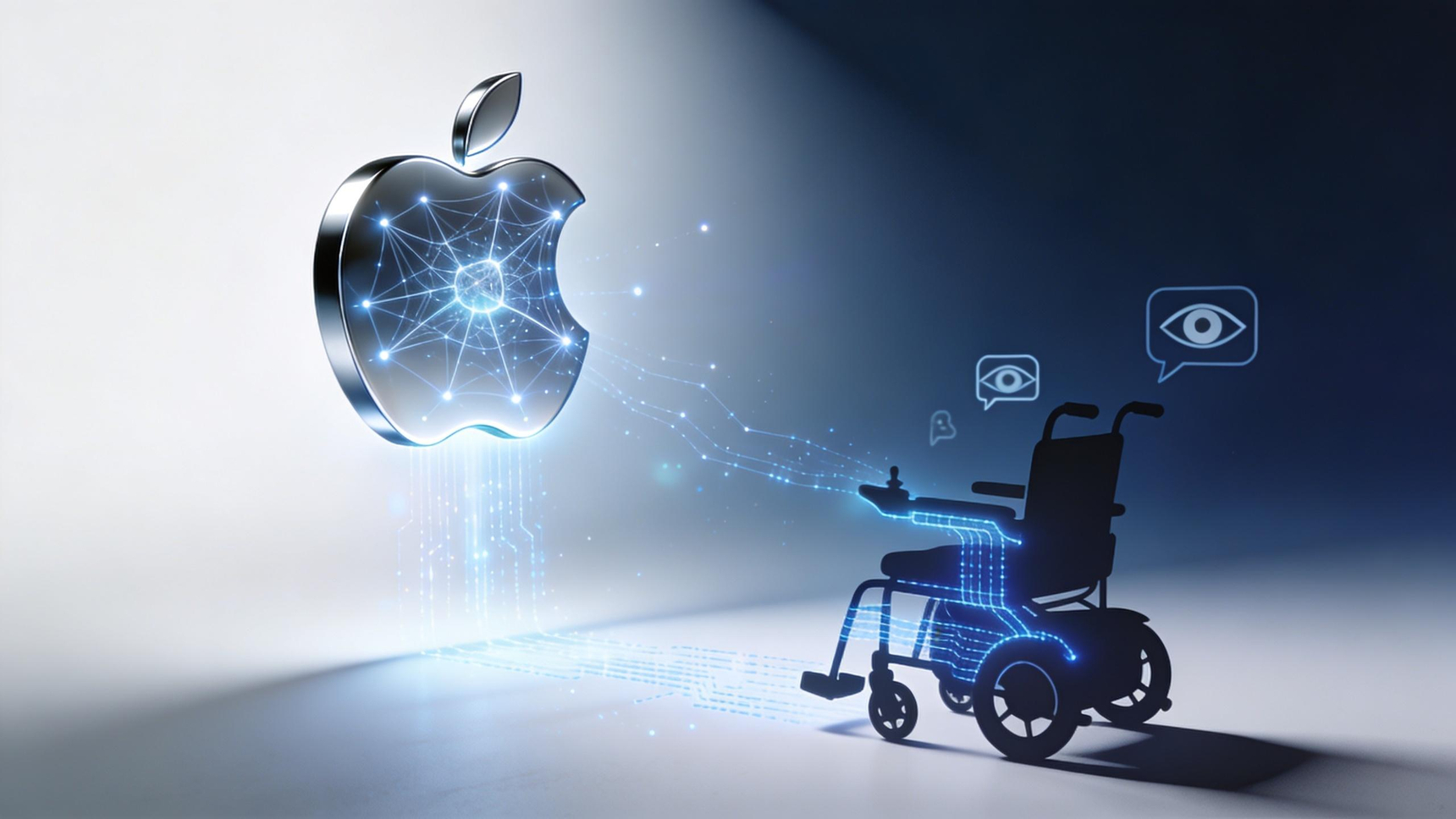 Apple、Vision Pro を通じて AI 搭載の視線追跡による電動車椅子操作を 