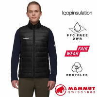 【MAMMUT 長毛象】男 Crag IN Vest 保暖化纖填充立領背心_1013-03450-0001 黑