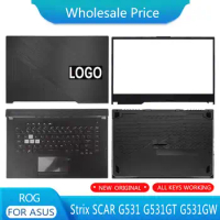 New For ASUS ROG Strix SCAR G531 G531GT G531GW Laptop LCD Back Cover Front Bezel Upper Palmrest Bottom Base Case Keyboard Hinges