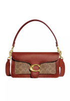 Coach Coach Cow leather with artificial leather small shoulder handbag for women CM569B4NQ4