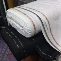 kain putih premium bahan seragam pdh pns semiwool tebal adem terbaru