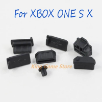 20sets Dust Plug for Xbox One X For Xbox one S Console Silicone Dust Proof Cover Stopper Dustproof Kits