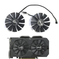 Brand new 75MM 4PIN FD7010H12S ROG-STRIX-RX560 460 GAMING GPU fan for ASUS ROG-STRIX-RX560 RX460 GAMING graphics card cooling