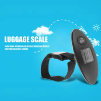 LCD Electronic Scale with Tare Function - Lightweight and Accurate Luggage Weighting Scale (100g/40kg)