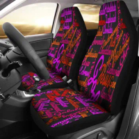 Jesus Holy Bible Books Black Mixed Colors Seat Cover Car Seat Covers Set 2 Pc, Car Accessories Car Mats