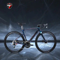 TWITTER-Carbon Fiber Road Bike Hydraulic Disc Brake, Aero Design, Off-Road Race, 700 x 40C bycicle, V3 RS-12S, T900, Latest