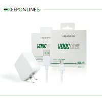 OPPO VOOC mini 最新一代 原廠閃充電器VC54JBCH + 新版閃充傳輸線組 (盒裝)