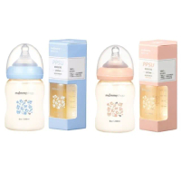 【Baby 童衣】任選 媽咪小站mammy shop MIT母感體驗PPSU防脹氣寬口奶瓶 200ml 88509(共兩款)