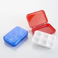 One week medicine box, transparent pill box, plastic odorless portable travel health pill box