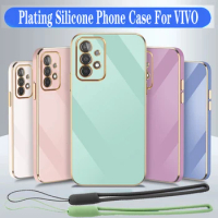 Luxury Electroplated Shockproof Phone Case For VIVO S5 S6 S7 S9 S9E S10 S10E S12 S15 S16 E S17 S1 Pro Soft Silicone Back Cover