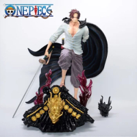 32cm Anime One Piece GK Roof Red Hair Shanks Four Emperors Series Manga Statue PVC Action Figure Collectible Model Toys Doll
