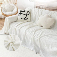 130*180cm Sofa Cover Sectional Couch Cover Washable Geometrical Jacquard Futon Couch Cover Protector