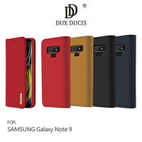 DUX DUCIS SAMSUNG Galaxy Note 9 WISH 真皮皮套 側翻皮套 側掀皮套 手機套【出清】【APP下單最高22%點數回饋】