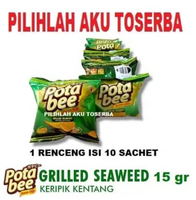 Potabee Keripik Kentang RUMPUT LAUT / SEAWEED - ( HARGA 1 RENCENG )