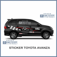 AVANZA01 Sticker avanza stiker avanza stiker toyota avanza stiker minimalis mobil toyota avanza stic