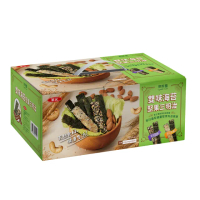 【華元】野菜園雙味海苔堅果三明治量販盒*2
