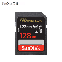 SanDisk 高速sd卡128g佳能相機內存卡200M/s V30索尼微單反存儲卡256gmicroSD