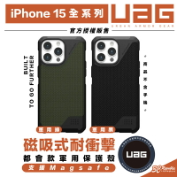 UAG 磁吸式 都會款 耐衝擊 支援 magsafe 手機殼 保護殼 適 iPhone 15 plus Pro max【APP下單最高20%點數回饋】