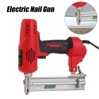 Woodworking Construction Electric Tools F30,Electric Pneumatic Manual Straight Nail Gun with Nail, Decoration Woodworking Tool
