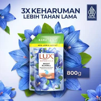 Lux Botanicals Body Wash Sabun Mandi Cair Bright Bluebell Pouch Refill [800 g]