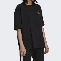 Adidas x Marimekko Bf Tee H20412 女 T恤 寬鬆 舒適 花卉 上衣 國際尺寸 黑