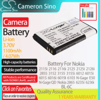 CameronSino Battery for Nokia 2115i 2116 2116i 2125 2125i 2126i N-Gage N-Gage QD Nokia 2865 fits DIGIPO LBAT100 camera battery