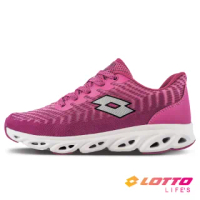 【LOTTO】女 SONIC 風動跑鞋(桃紫-LT1AWR3097)