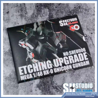 Gundam SH STUDIO 1/48 MEGA RX-0 UNICORN ETCHING UPGRADE Special Etching Sheet Assembled Model