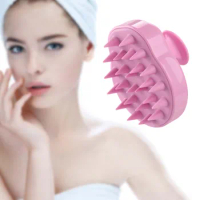 Silica gel Massage Brushes For Head, Hair Shampoo Scalp Brush Body Shower Bathroom Bath Brushes Comb Conditioner Clean Head Care