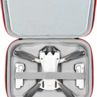 Hard Case for DJI Mini 3,Mini 3 Pro RC Case, Portable PU Leather Storage Shoulder Carrying Bag for DJI Mini 3 Pro RC Accessories
