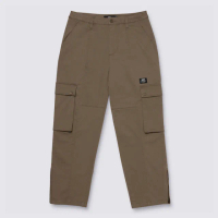 【VANS 官方旗艦】Zipper Hem 男女款卡其色工裝長褲