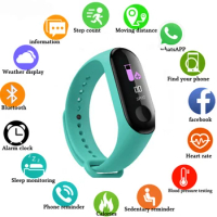M3 Color Screen Smart Watch Fitnes Bracelet IP67 Waterproof Blood Pressure Activity Tracker For Children Men Women Watch