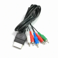 50pcs 1.8m High-Definition TV Component RCA Cord Composite AV Audio Video Cable for Xbox Original Console
