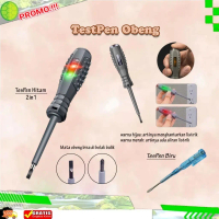 PROMO (WKS) Testpen Obeng / Obeng tes pen listrik