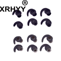 XRHYY Black&amp;Gray 3 Pairs S/M/L Anti-Slip Silicone Eartips Earbuds Eargels for JBL Synchros Reflect BT Sports Wireless Earphones