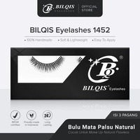 Bilqis Eyelashes 1452 Bulu Mata Pengantin - Bridal Elegant Makeup Look 1 LUSIN