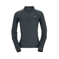 【RAB】Sonic LS Zip Wmns 長袖透氣拉鍊排汗衣 女款 鯨魚灰 #QBL04
