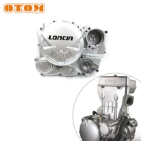 OTOM Motorcycle Clutch Big Cover Trigger Crank Case Lid Aluminium Alloy Engine Right Large Box Protective Guard For YF300 LONCIN