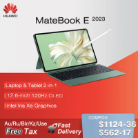 2023HUAWEI MateBook E Laptop Tablet 2-in-1 WiFi i7-1260U 16GB 512GB/1TB Netbook 12.6inch 120Hz OLED Mini PC SSD Iris Xe Graphics