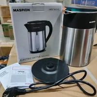Maspion MEK-1802 kS Ketel Listrik - Official Black [1.8 L] Official Black