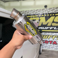 Slincer RMS MUFFLER oval diamerer 38 panjang 20cm Original